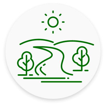 Outdoor landscape icon